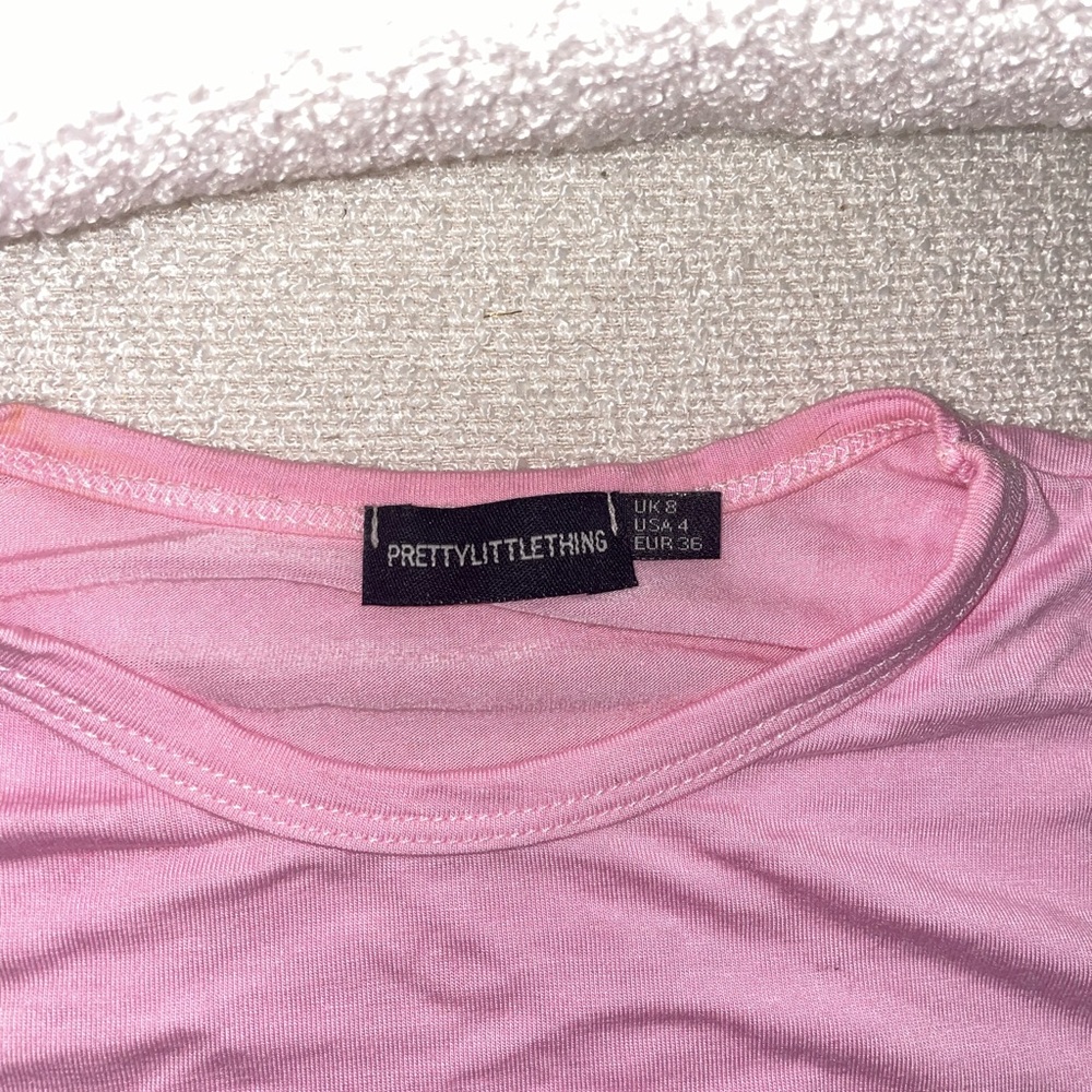 Pretty Little Thing‎ Baby Tee Crop Pink - Picture 3 of 3